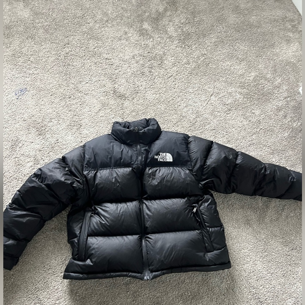 The North Face 1996 Nuptse 700 Down Puffer Jacket Black Womens XXL,